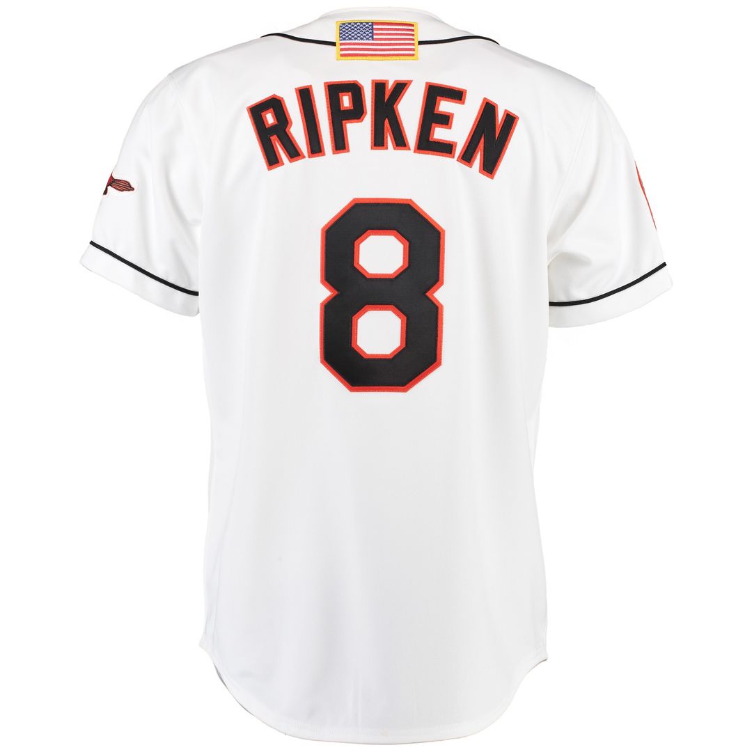 Baltimore Orioles Cal Ripken Mitchell & Ness Home Authentic Jersey - White Team Jersey Sports Fan Apparel