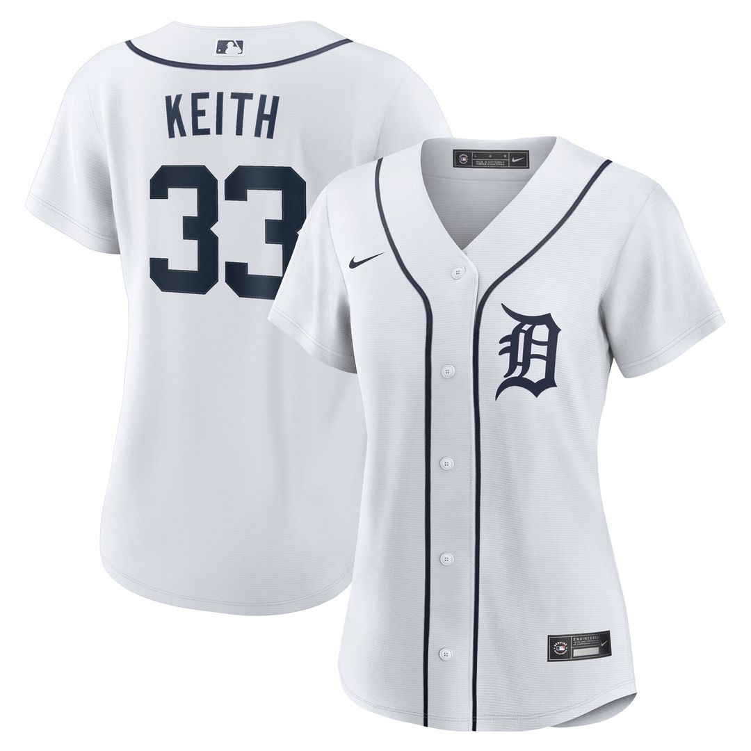 Detroit Tigers Colt Keith Nike Women's Home Replica Jersey - White Team Jersey Sports Fan Apparel