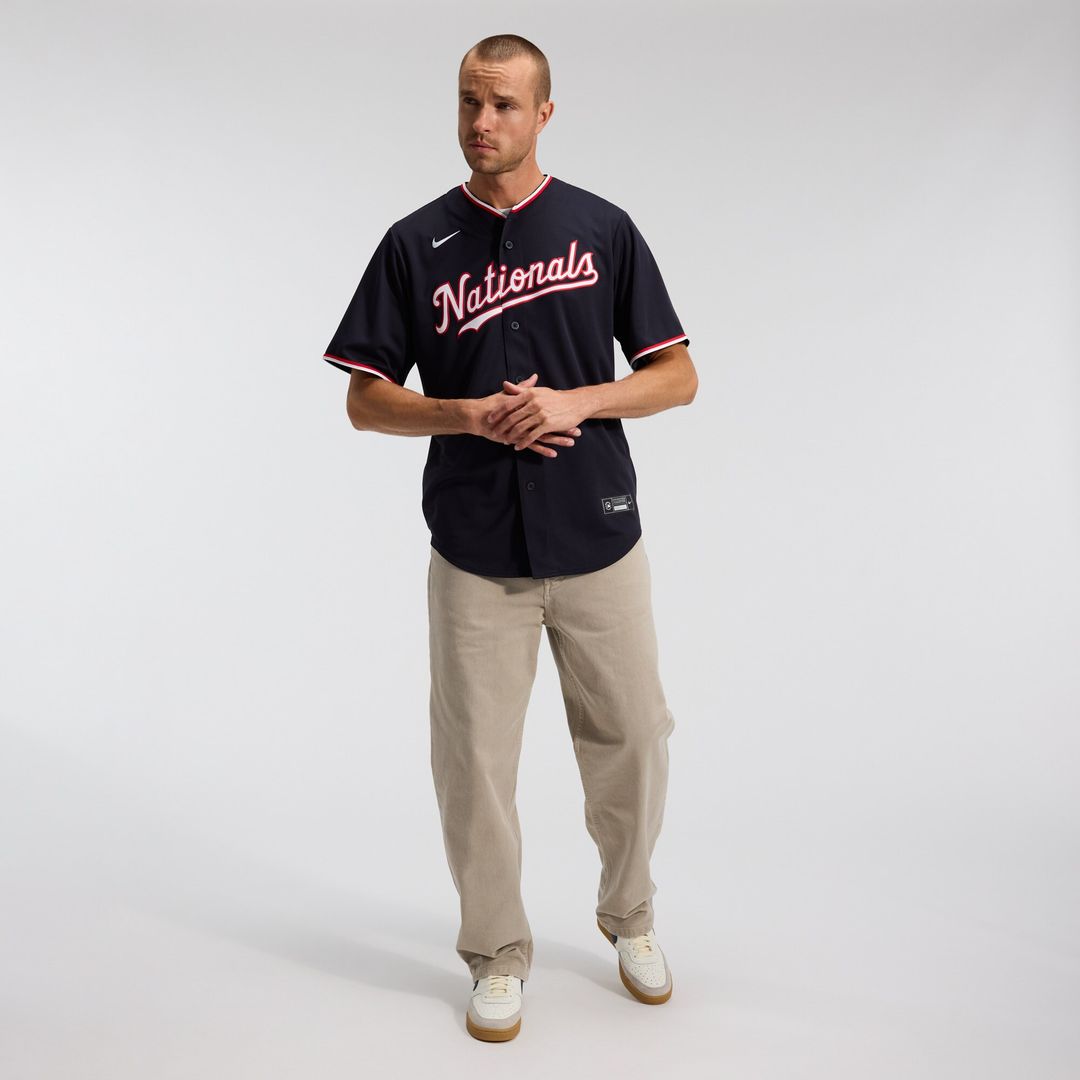 Washington Nationals Dylan Crews Nike Alternate Replica Jersey - Navy Team Jersey Sports Fan Apparel