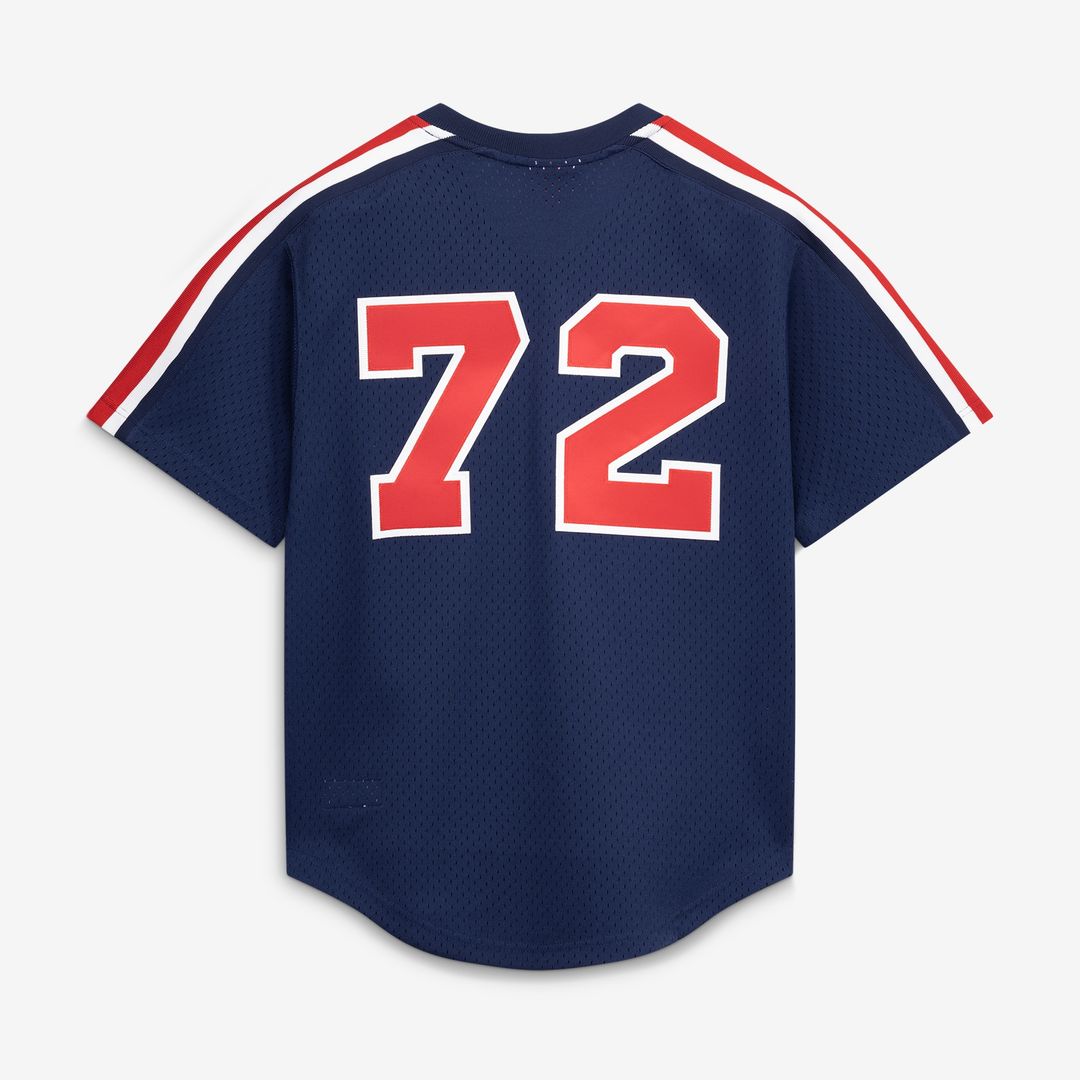 Chicago White Sox Carlton Fisk Mitchell & Ness Authentic Batting Practice Jersey - Navy Team Jersey Sports Fan Apparel