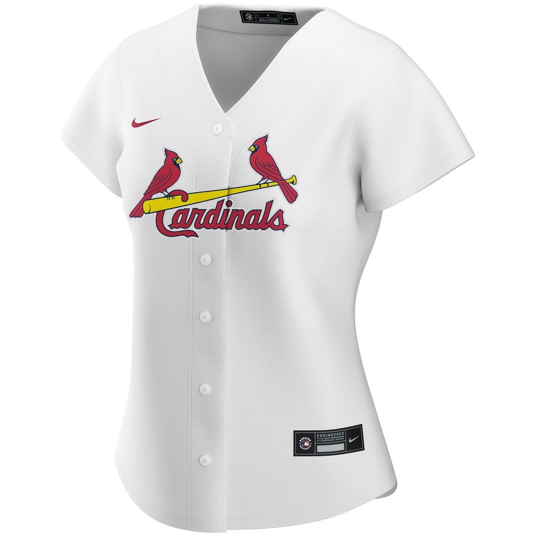 St. Louis Cardinals Nike Women's Home Replica Custom Jersey - White Team Jersey Sports Fan Apparel