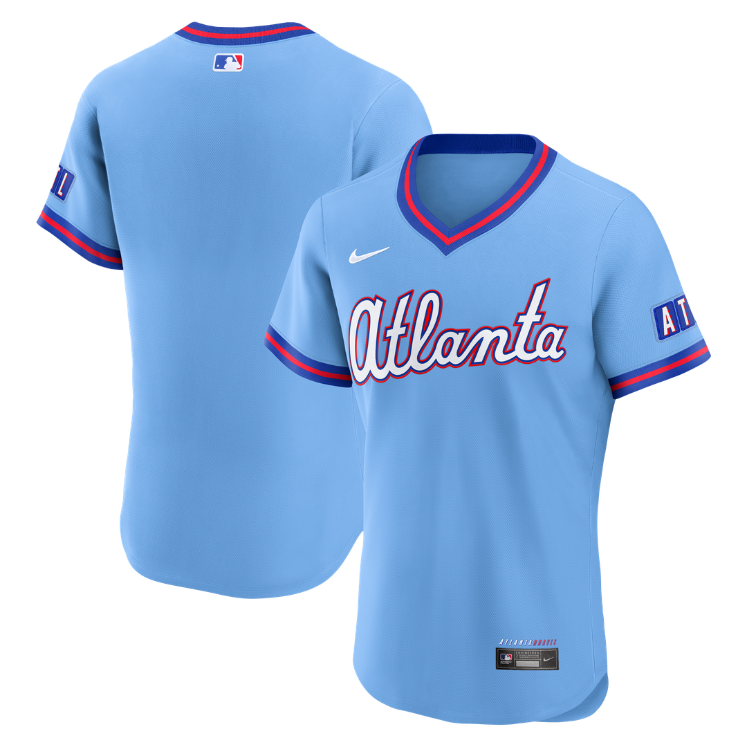 Atlanta Braves Nike 2026 City Connect Authentic Jersey - Powder Blue Team Jersey Sports Fan Apparel