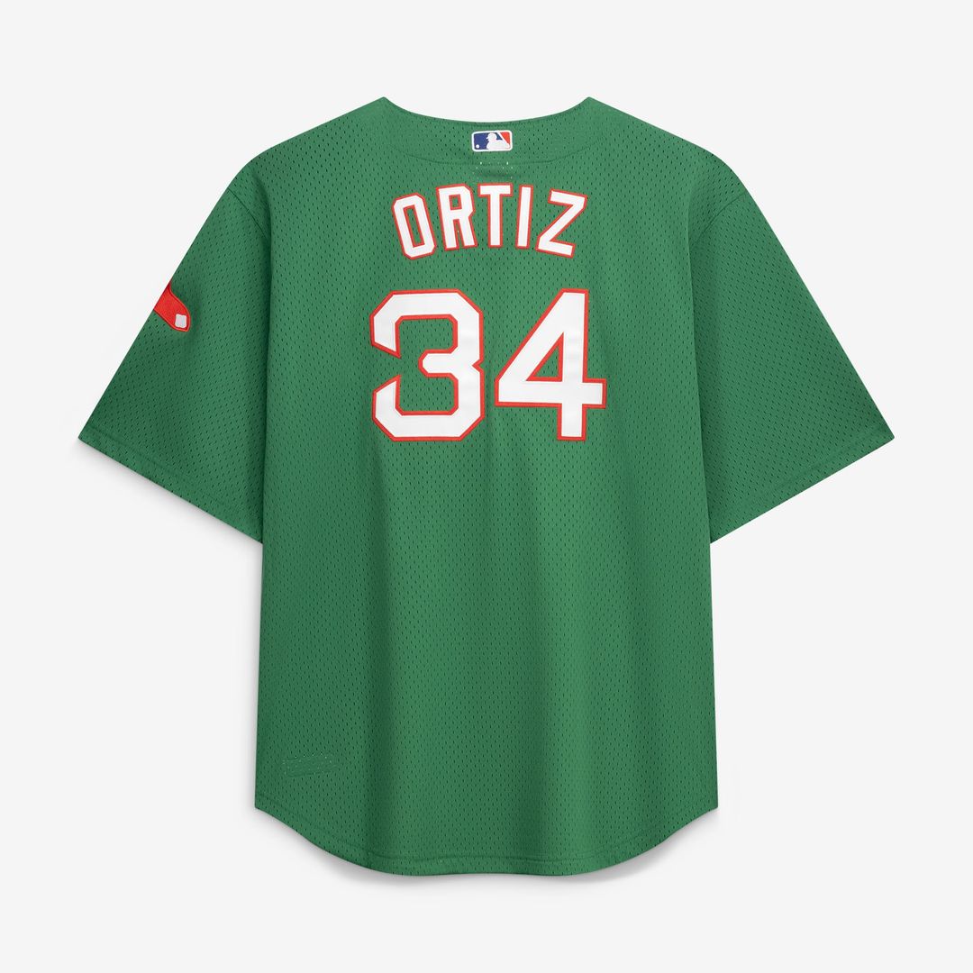 Boston Red Sox David Ortiz Mitchell & Ness Big & Tall Cooperstown Mesh Batting Practice Jersey - Red Team Jersey Sports Fan Apparel