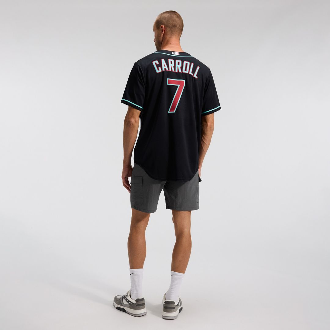 Arizona Diamondbacks Corbin Carroll Nike Alternate Replica Jersey - Black Team Jersey Sports Fan Apparel