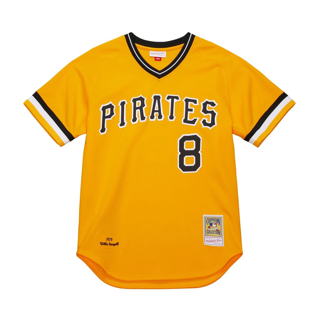 Pittsburgh Pirates Willie Stargell Mitchell & Ness 1979 Throwback Authentic Jersey - Gold Team Jersey Sports Fan Apparel