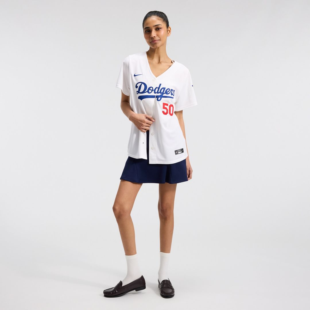 Los Angeles Dodgers Mookie Betts Nike Women's Home Stadium Jersey - White Team Jersey Sports Fan Apparel