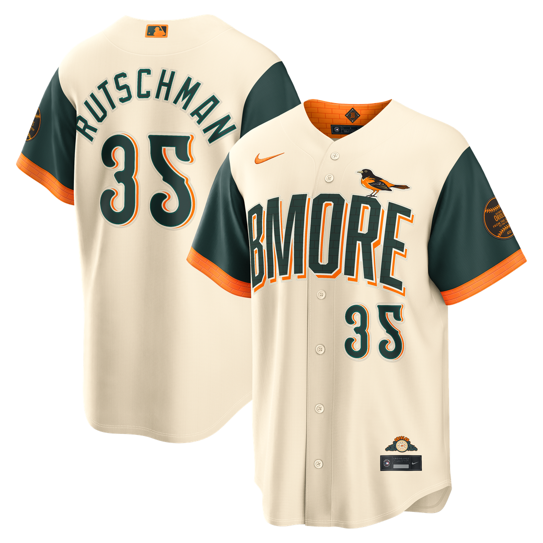 Baltimore Orioles Adley Rutschman Nike 2026 City Connect Stadium Jersey - Cream Team Jersey Sports Fan Apparel