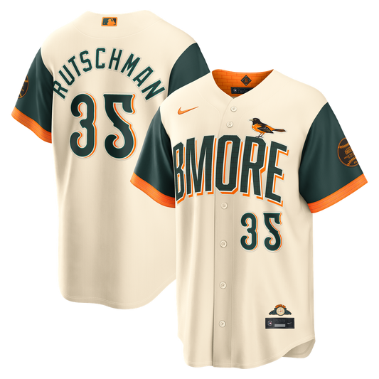 Baltimore Orioles Adley Rutschman Nike 2026 City Connect Stadium Jersey - Cream Team Jersey Sports Fan Apparel