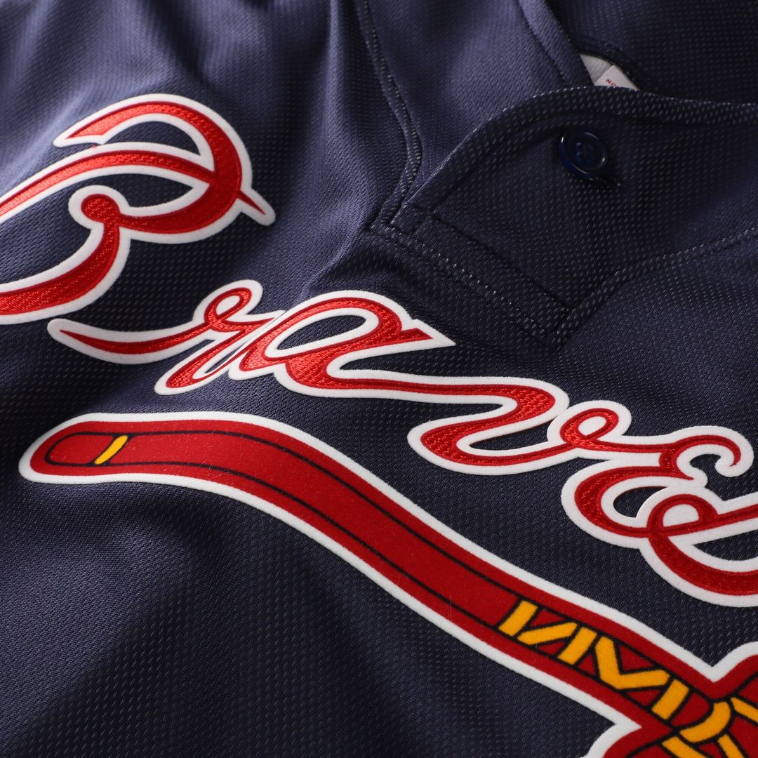 Atlanta Braves Chipper Jones Mitchell & Ness Authentic Batting Practice Jersey - Navy Team Jersey Sports Fan Apparel
