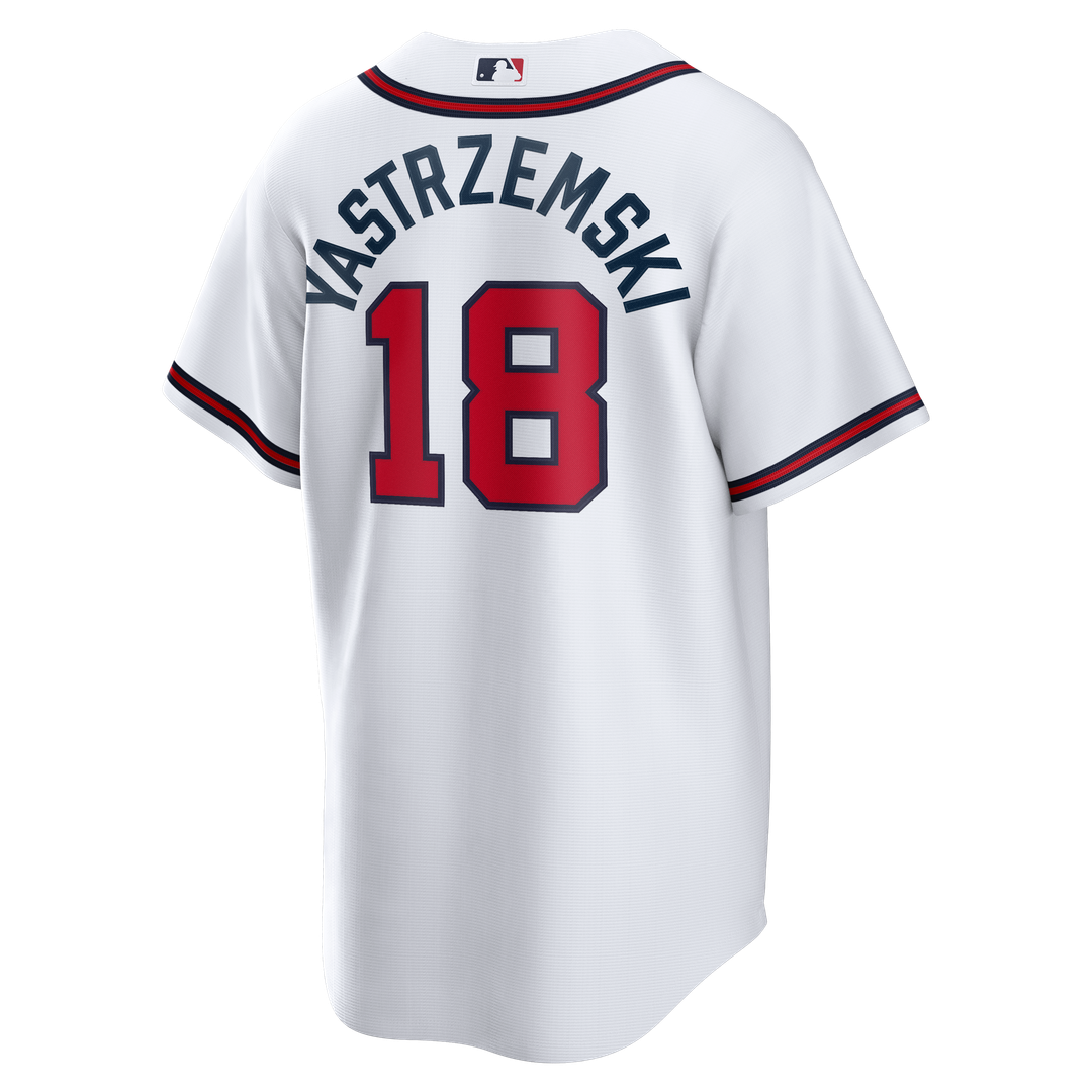 Atlanta Braves Mike Yastrzemski Nike Replica Jersey - White Team Jersey Sports Fan Apparel
