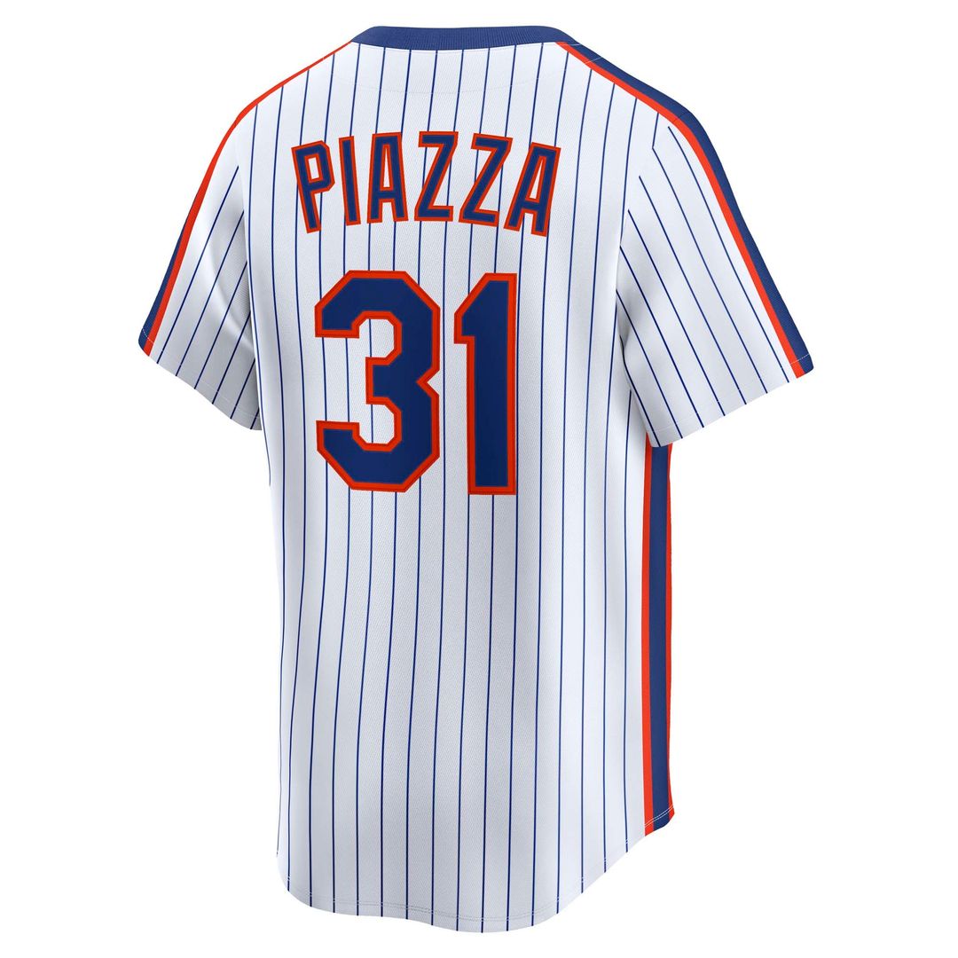 New York Mets Mike Piazza Nike Throwback Cooperstown Limited Jersey - White Team Jersey Sports Fan Apparel