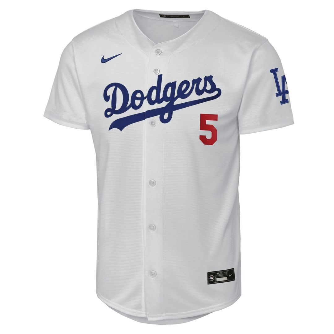 Los Angeles Dodgers Freddie Freeman Nike Youth Home Stadium Jersey - White Team Jersey Sports Fan Apparel