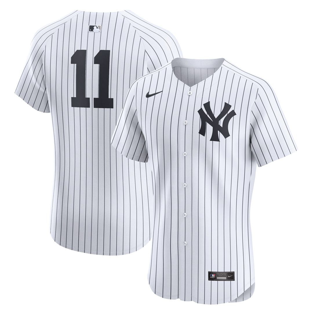 New York Yankees Anthony Volpe Nike Home Elite Jersey - White Team Jersey Sports Fan Apparel