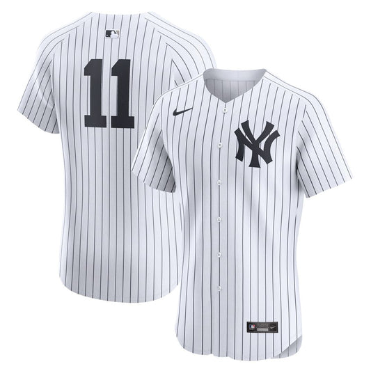 New York Yankees Anthony Volpe Nike Home Elite Jersey - White Team Jersey Sports Fan Apparel