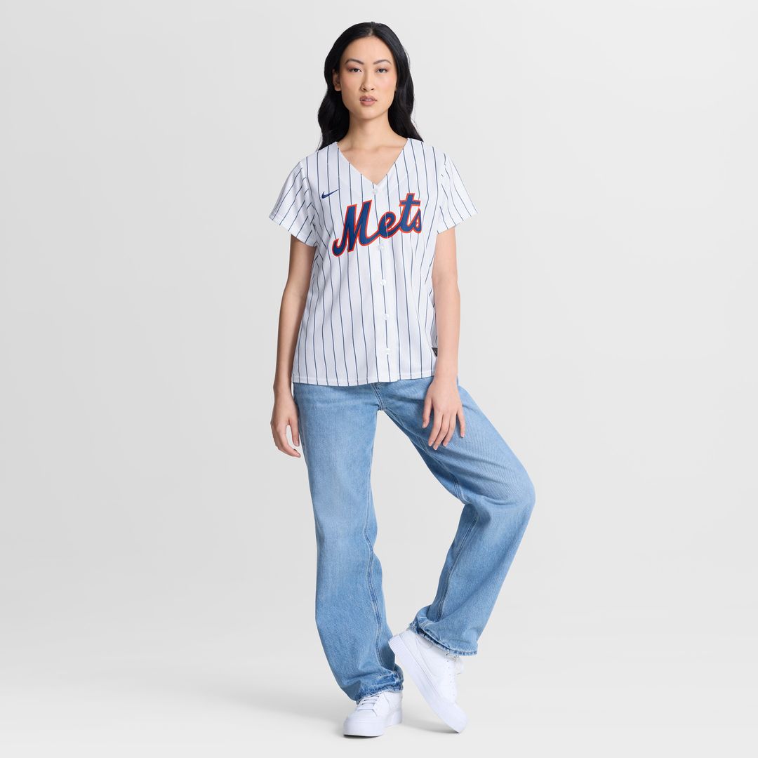 New York Mets AJ Ewing Nike Women's Home Replica Jersey - White Team Jersey Sports Fan Apparel