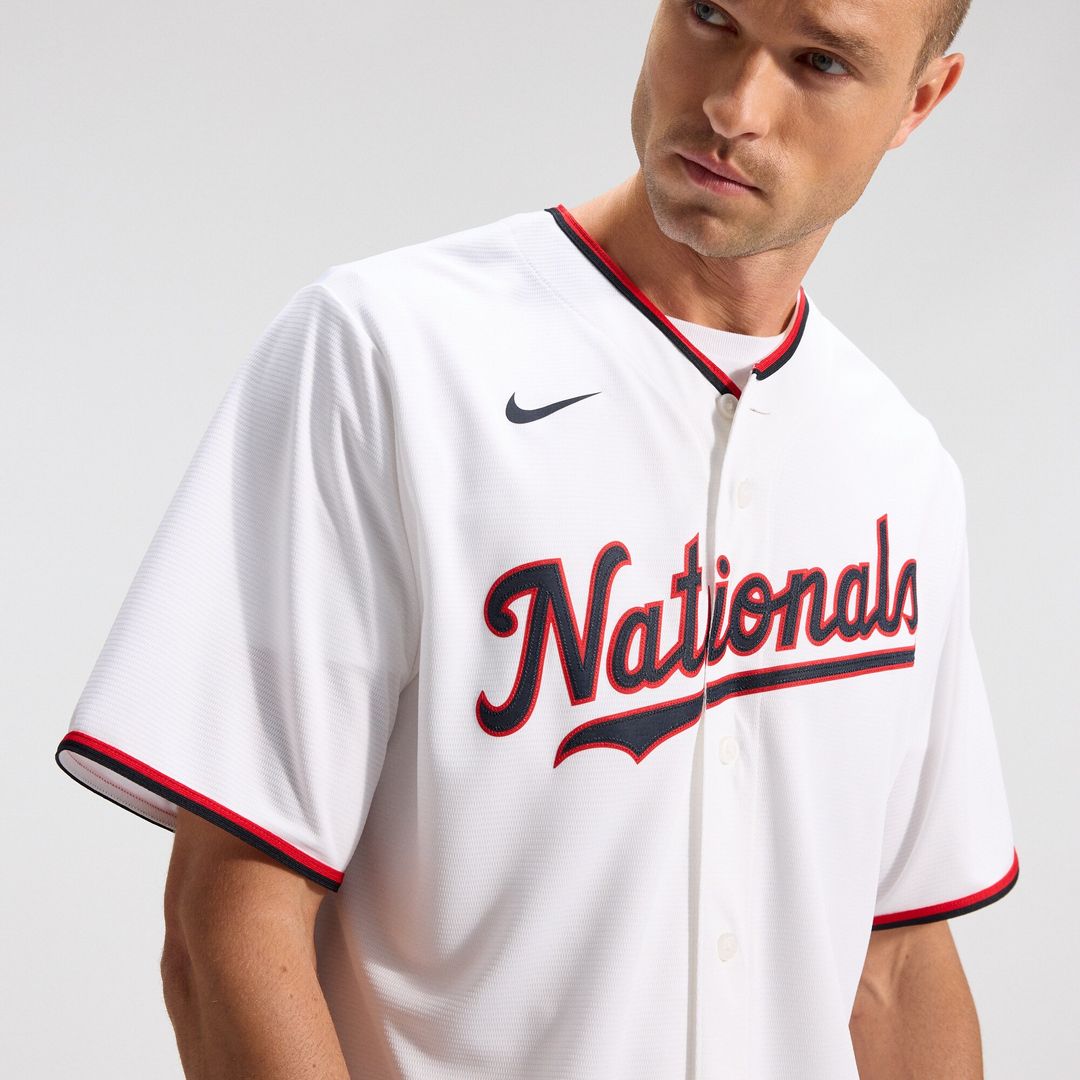 Washington Nationals CJ Abrams Nike Home Replica Jersey - White Team Jersey Sports Fan Apparel