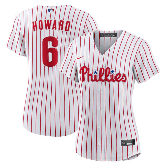 Philadelphia Phillies Ryan Howard Nike Women's Replica Jersey - White Team Jersey Sports Fan Apparel