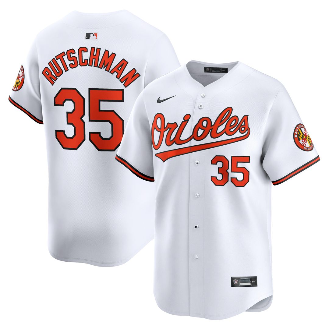 Baltimore Orioles Adley Rutschman Nike Home Limited Player Jersey - White Team Jersey Sports Fan Apparel