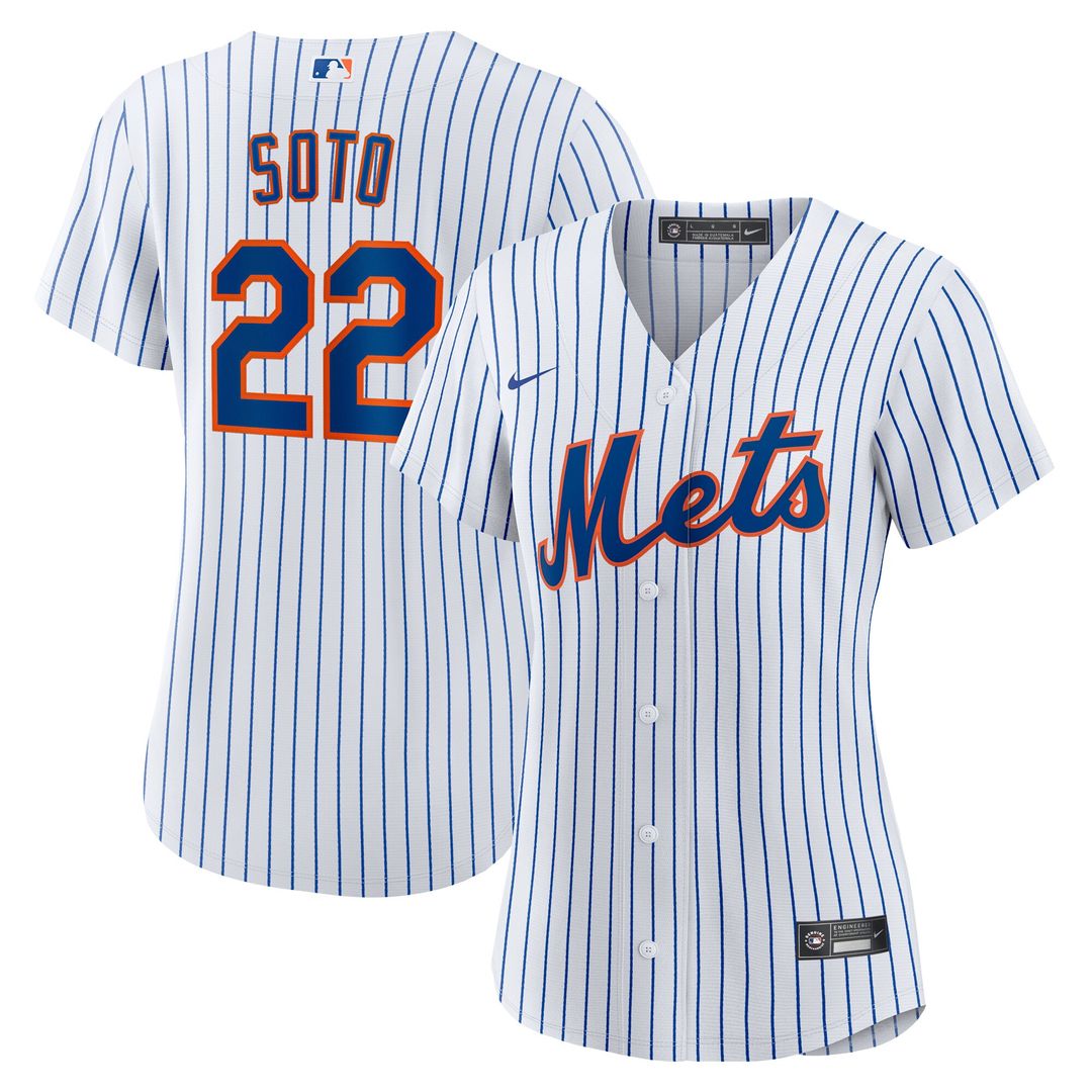 New York Mets Juan Soto Nike Women's Home Replica Player Jersey - White Team Jersey Sports Fan Apparel