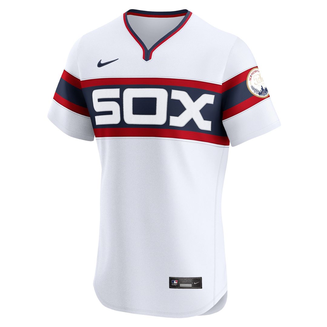 Chicago White Sox Nike Alternate Vapor Premier Elite Patch Jersey - White Team Jersey Sports Fan Apparel
