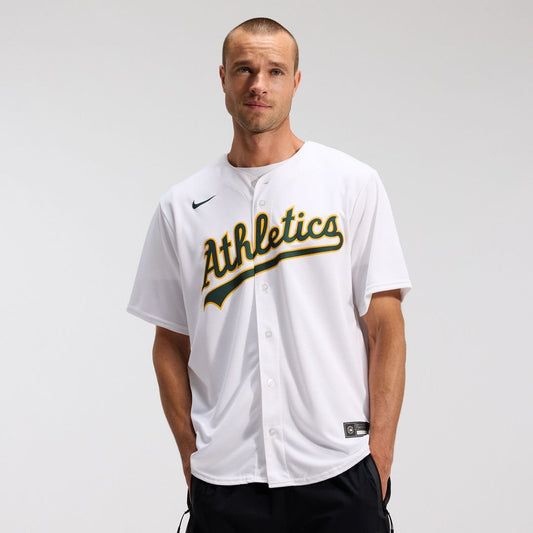 Athletics Nike Home Replica Team Jersey - White Team Jersey Sports Fan Apparel