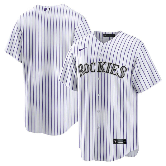 Colorado Rockies Nike Home Blank Replica Jersey - White Team Jersey Sports Fan Apparel