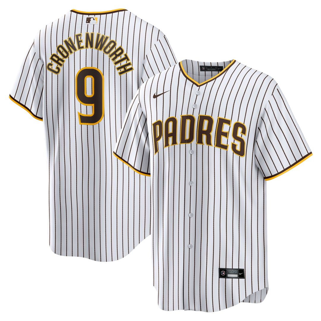 San Diego Padres Jake Cronenworth Nike Home Replica Jersey - White Team Jersey Sports Fan Apparel