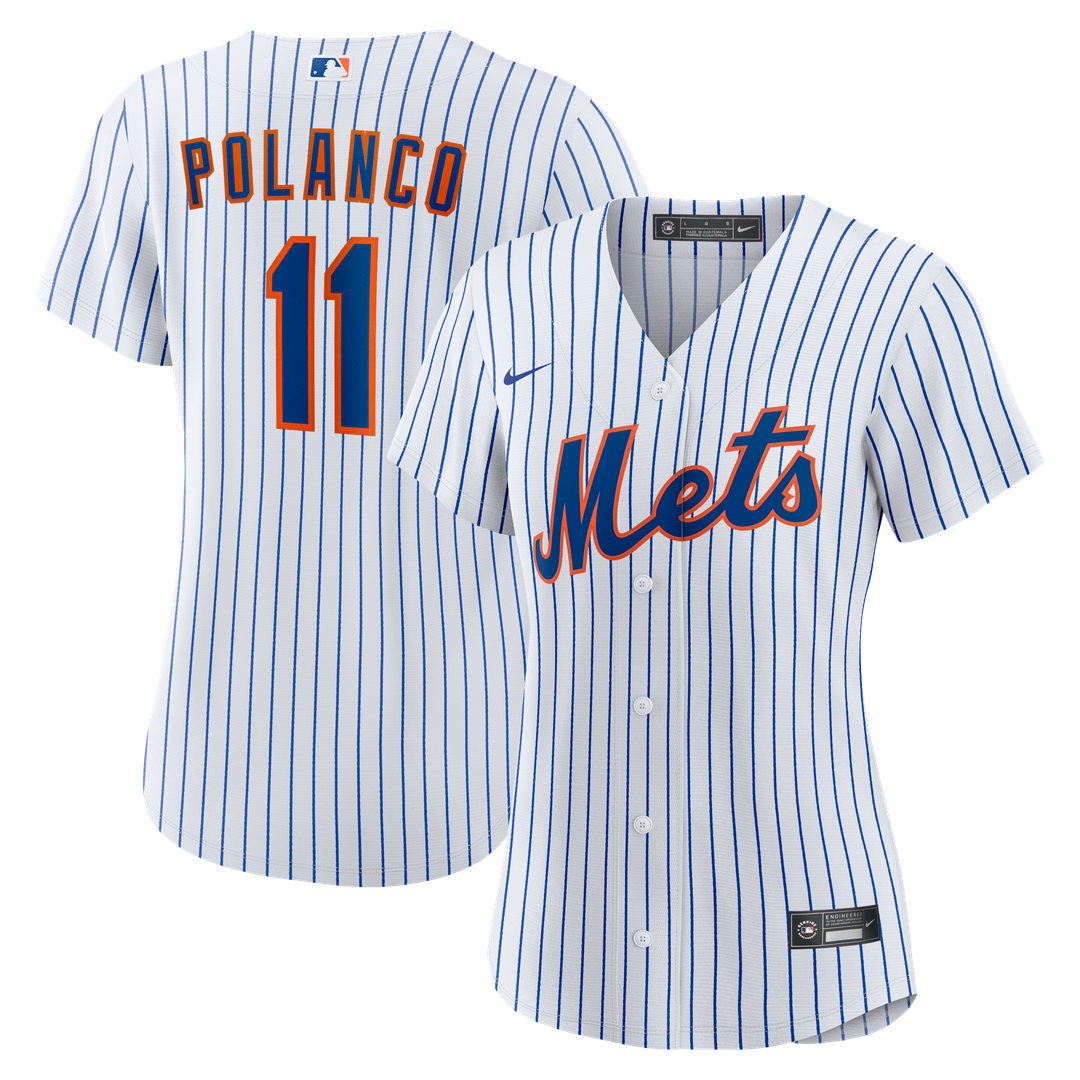 New York Mets Jorge Polanco Nike Women's Home Replica Jersey - White Team Jersey Sports Fan Apparel