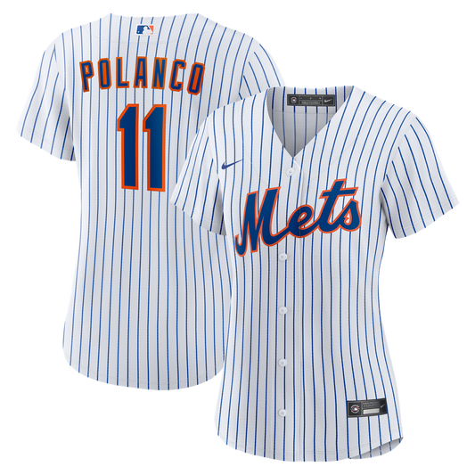 New York Mets Jorge Polanco Nike Women's Home Replica Jersey - White Team Jersey Sports Fan Apparel