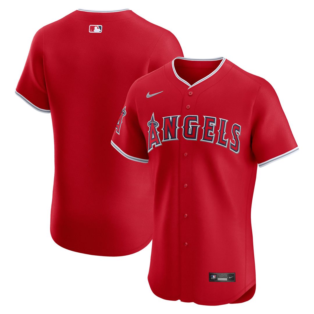 Los Angeles Angels Nike Alternate Elite Jersey - Red Team Jersey Sports Fan Apparel