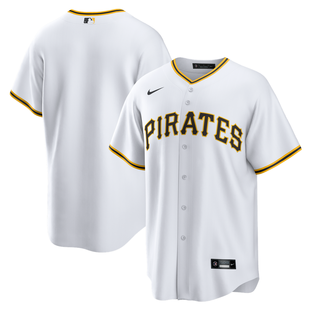 Pittsburgh Pirates Nike Home Big & Tall Replica Jersey - White Team Jersey Sports Fan Apparel