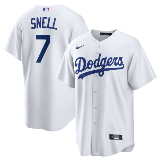 Los Angeles Dodgers Blake Snell Nike Home Replica Jersey - White Team Jersey Sports Fan Apparel