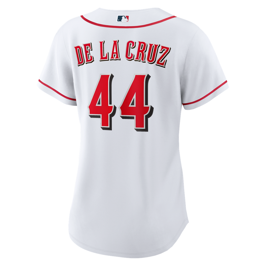 Cincinnati Reds Elly De La Cruz Nike Women's Home Replica Jersey - White Team Jersey Sports Fan Apparel
