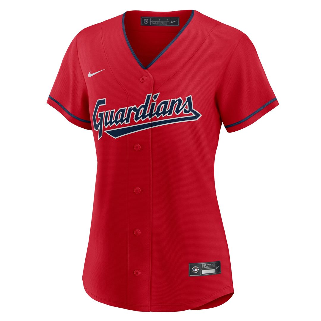 Cleveland Guardians Nike Women's Alternate Replica Team Jersey - Red Team Jersey Sports Fan Apparel