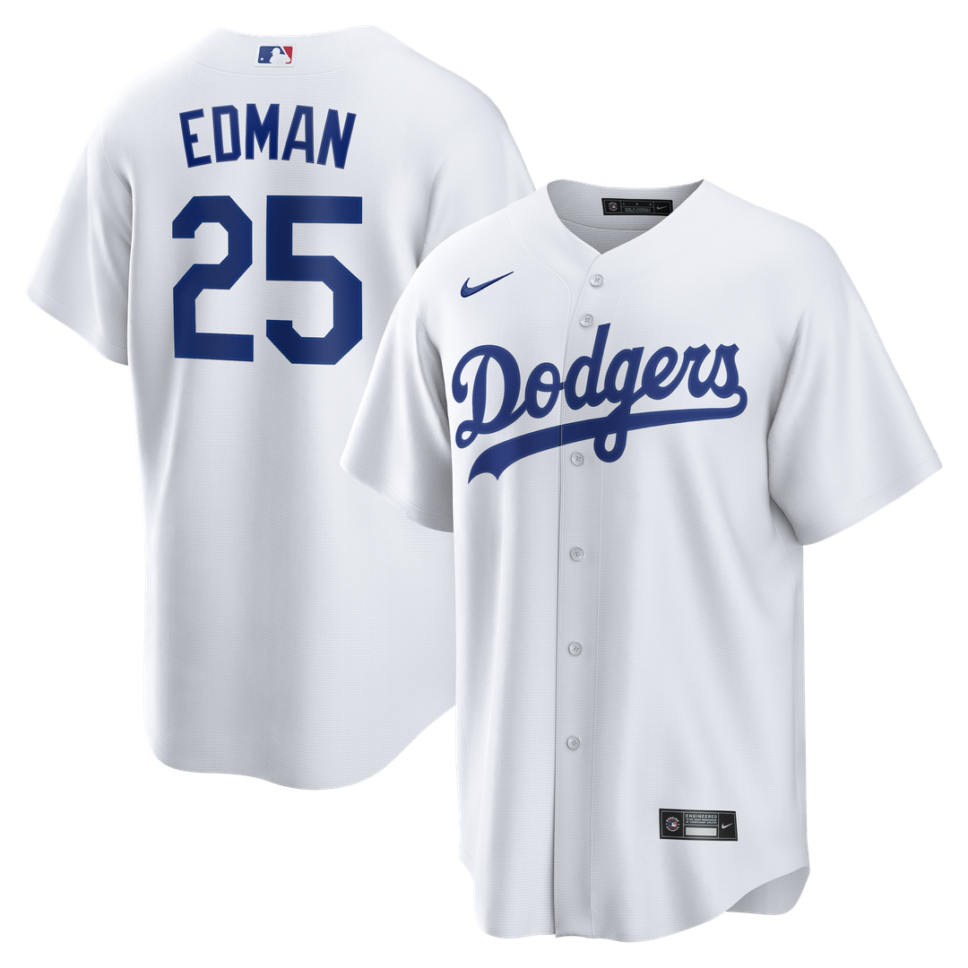 Los Angeles Dodgers Tommy Edman Nike Home Replica Jersey - White Team Jersey Sports Fan Apparel
