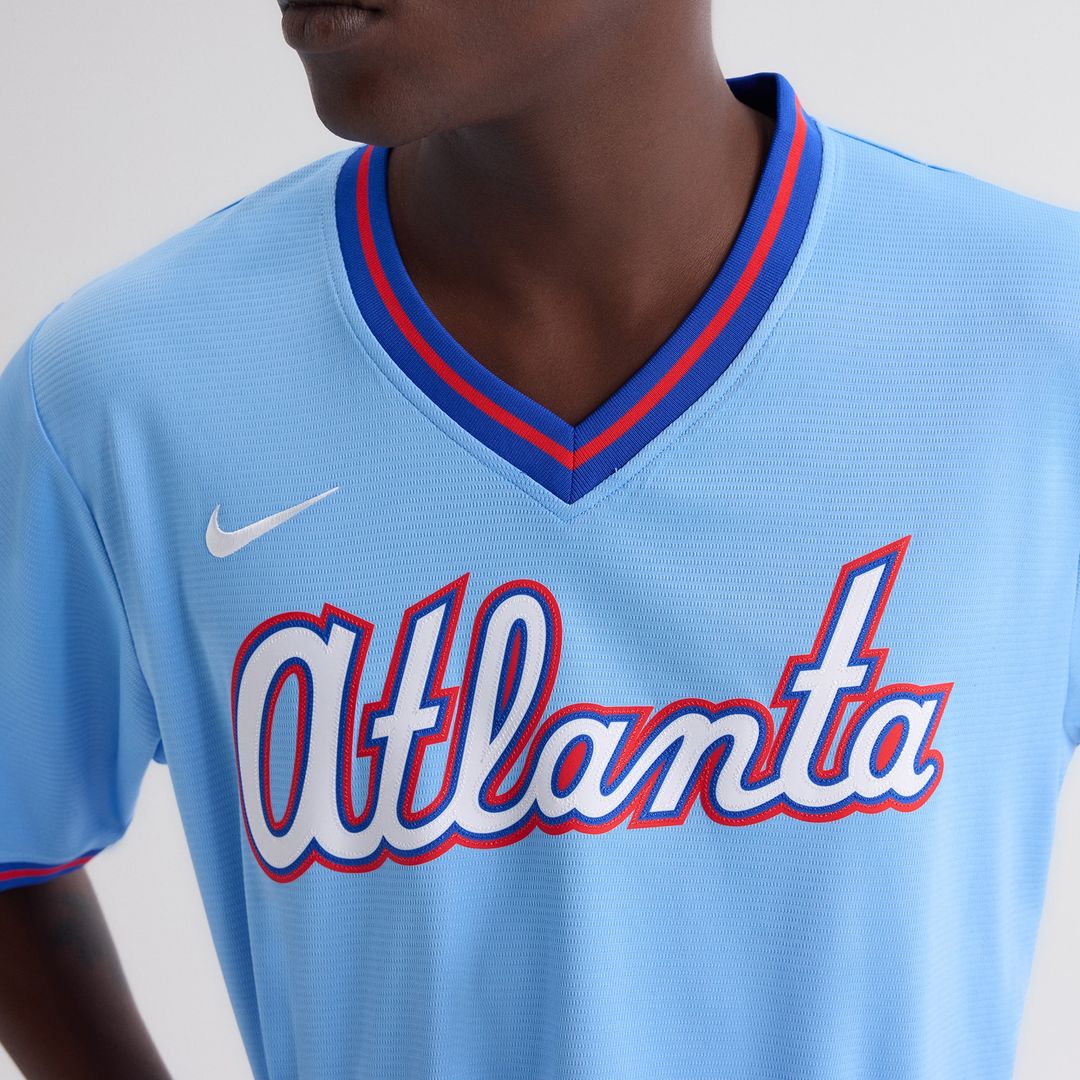 Atlanta Braves Nike 2026 City Connect Stadium Jersey - Powder Blue Team Jersey Sports Fan Apparel