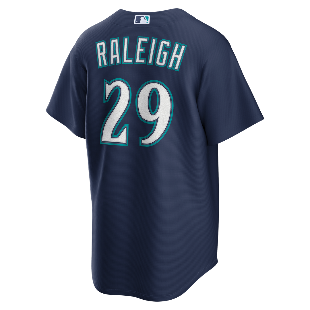 Seattle Mariners Cal Raleigh Nike Home Replica Jersey - White Team Jersey Sports Fan Apparel