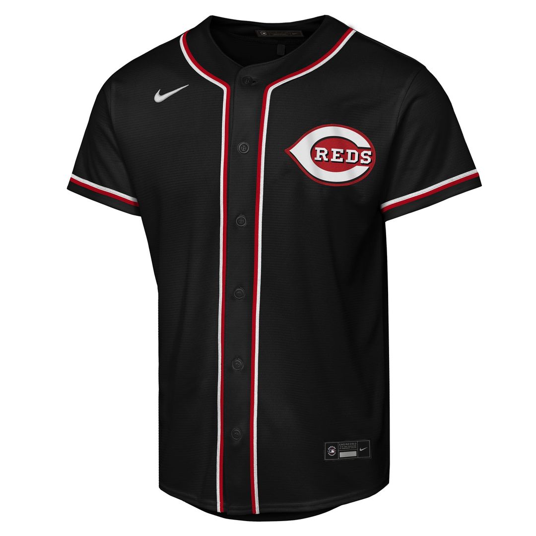 Cincinnati Reds Elly De La Cruz Nike Youth Fashion Replica Player Jersey - Black Team Jersey Sports Fan Apparel