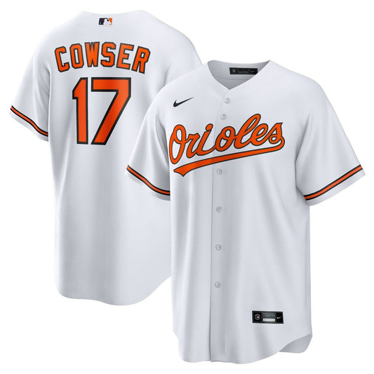 Baltimore Orioles Colton Cowser Nike Home Replica Jersey - White Team Jersey Sports Fan Apparel