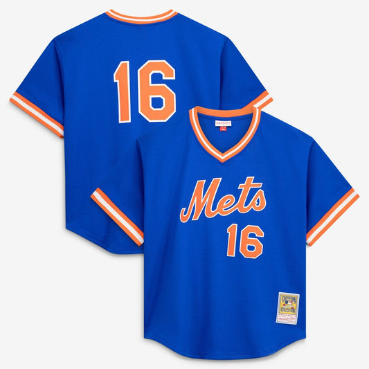 New York Mets Dwight Gooden Mitchell & Ness Authentic Batting Practice Jersey - Royal Team Jersey Sports Fan Apparel