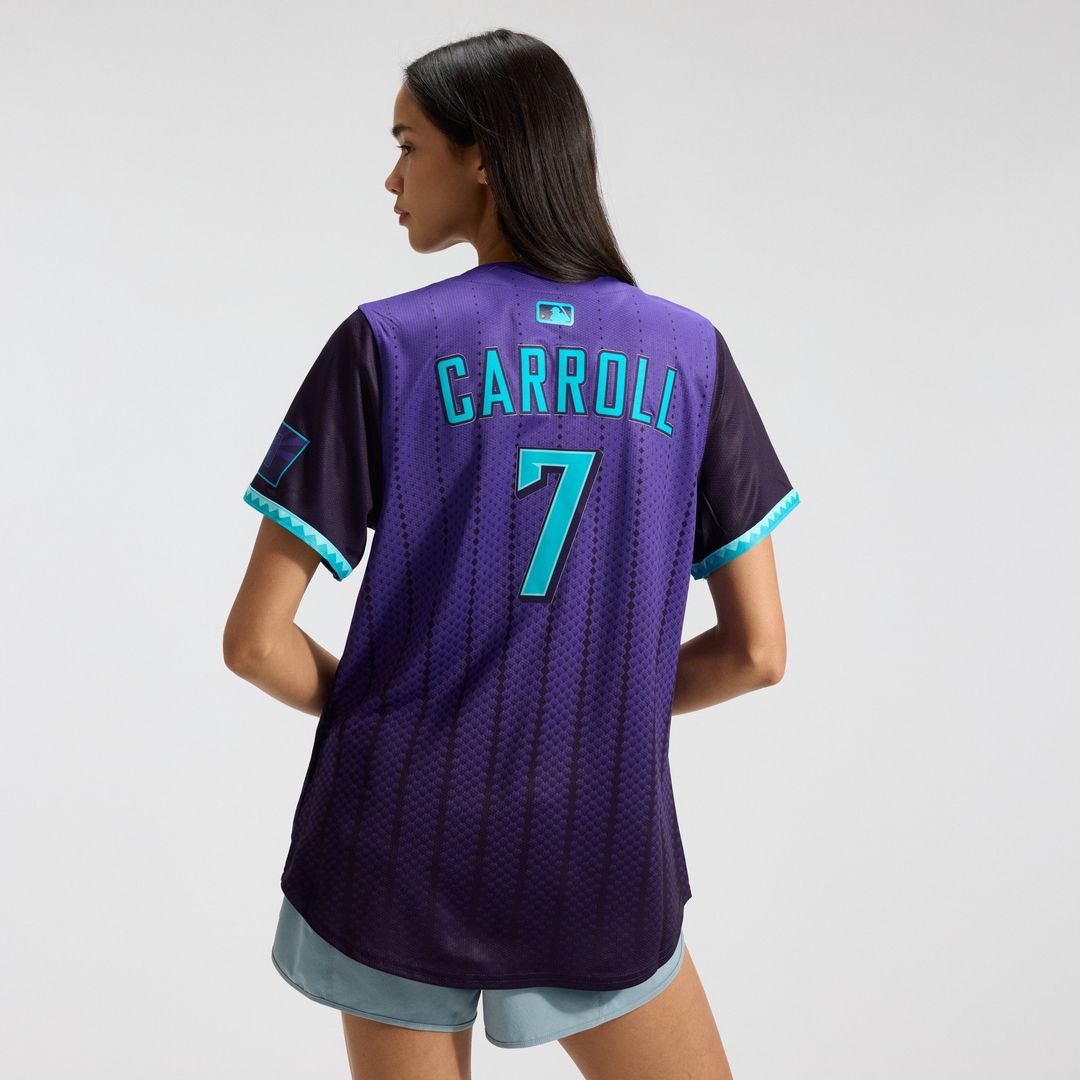 Arizona Diamondbacks Corbin Carroll Nike Women's 2025 City Connect Limited Player Jersey - Purple Team Jersey Sports Fan Apparel