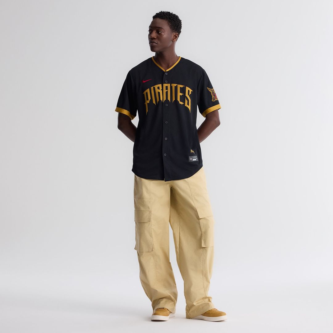 Pittsburgh Pirates Oneil Cruz Nike 2026 City Connect Stadium Jersey - Black Team Jersey Sports Fan Apparel