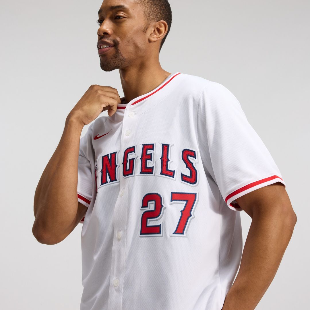 Los Angeles Angels Mike Trout Nike Home Limited Player Jersey - White Team Jersey Sports Fan Apparel