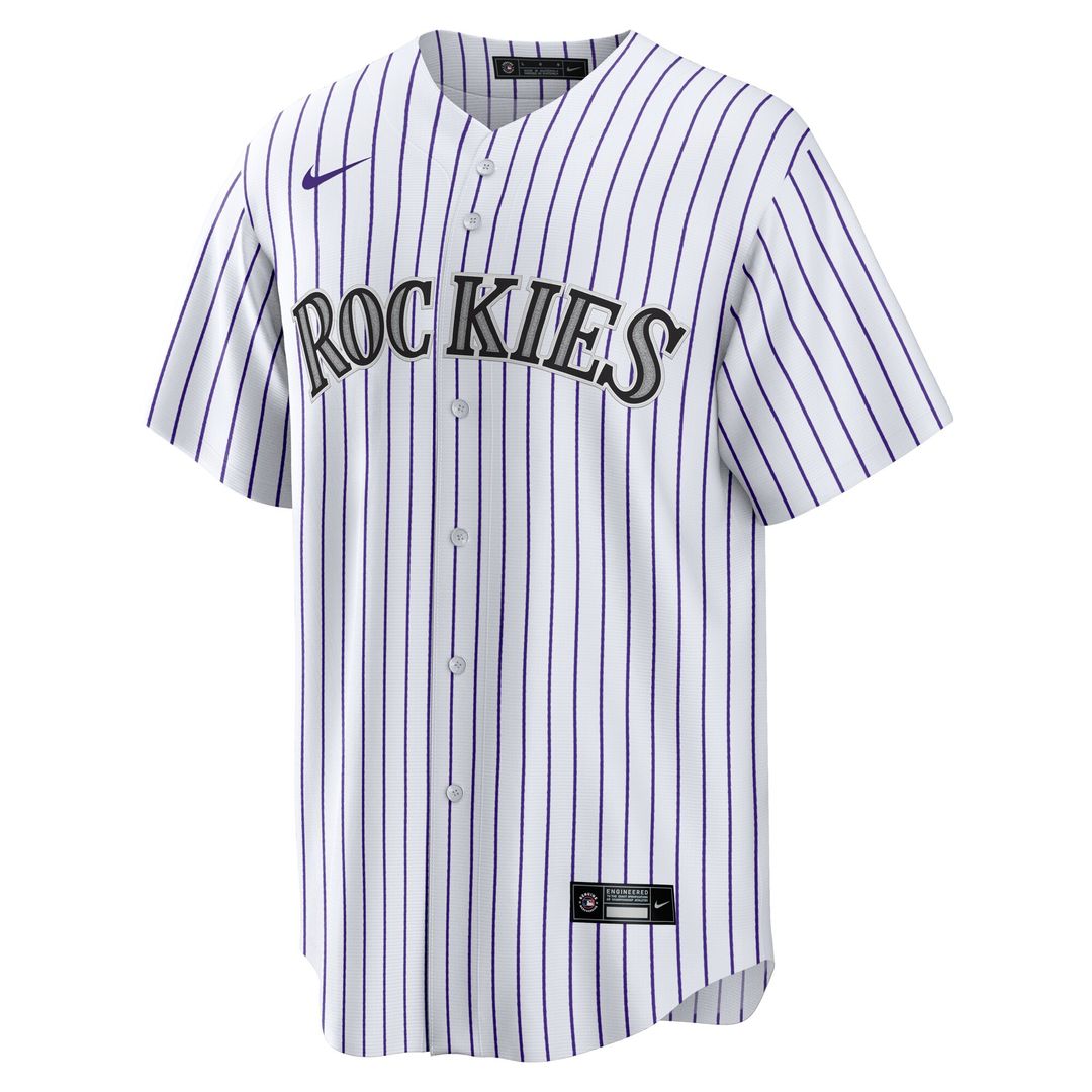 Colorado Rockies Brenton Doyle Nike Home Replica Jersey - White Team Jersey Sports Fan Apparel