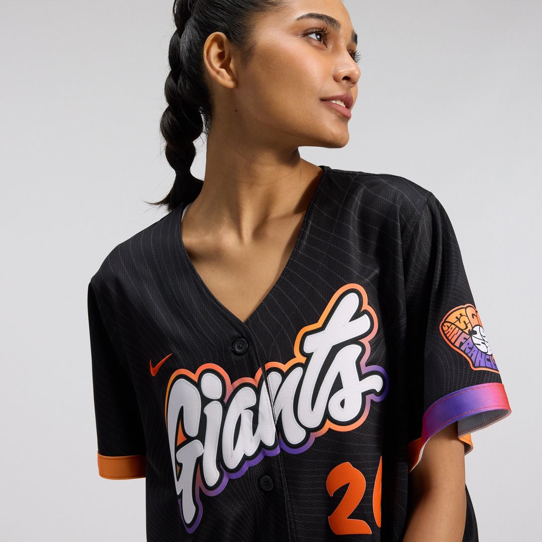 San Francisco Giants Matt Chapman Nike Women's 2025 City Connect Limited Jersey - Anthracite Team Jersey Sports Fan Apparel