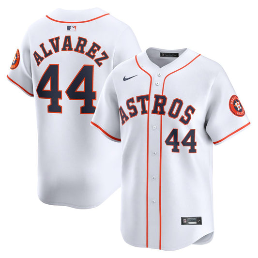 Houston Astros Yordan Alvarez Nike Home Limited Player Jersey - White Team Jersey Sports Fan Apparel