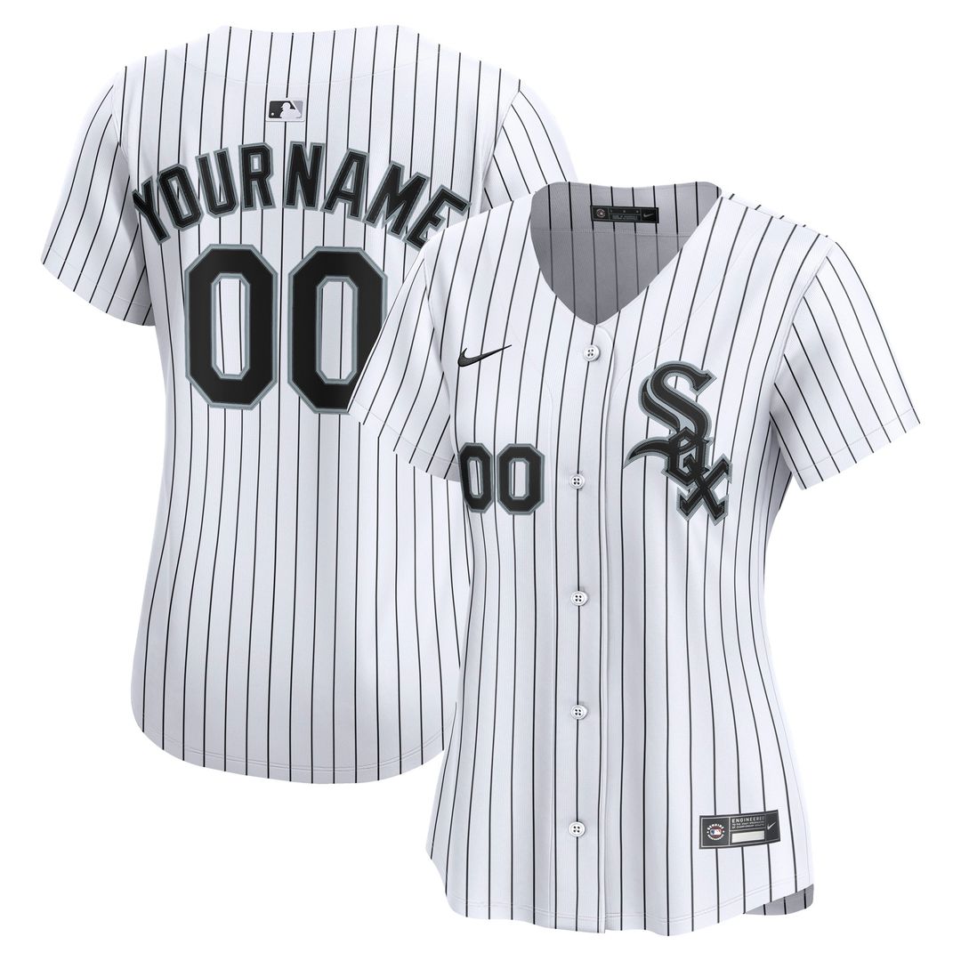 Chicago White Sox Nike Women's Home Limited Custom Jersey - White Team Jersey Sports Fan Apparel