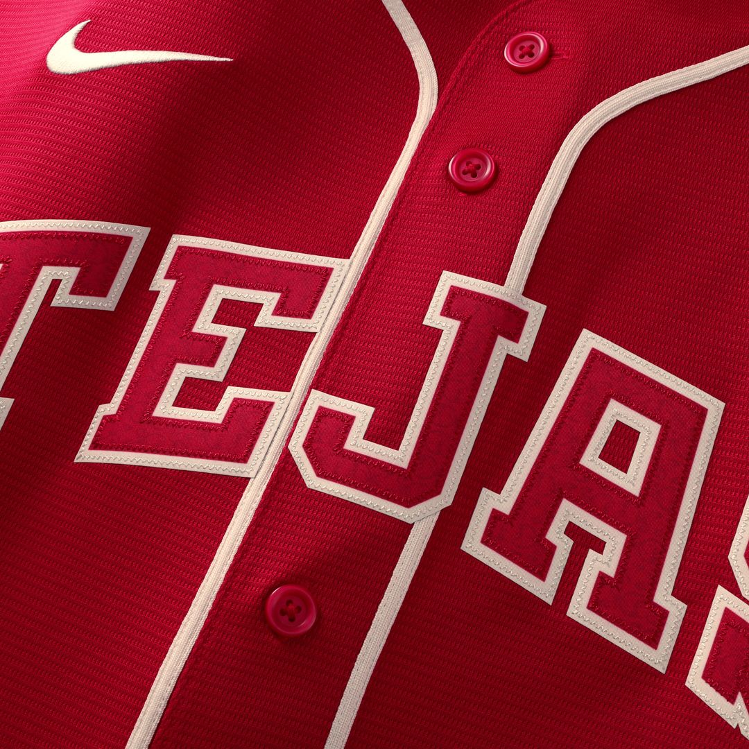 Texas Rangers Joc Pederson Nike 2026 City Connect Stadium Jersey - Red Team Jersey Sports Fan Apparel