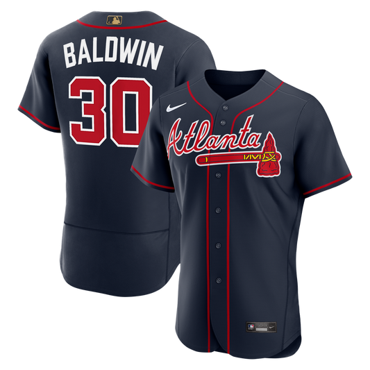 Atlanta Braves Drake Baldwin Nike Alternate MLB Awards Authentic Jersey - Navy Team Jersey Sports Fan Apparel