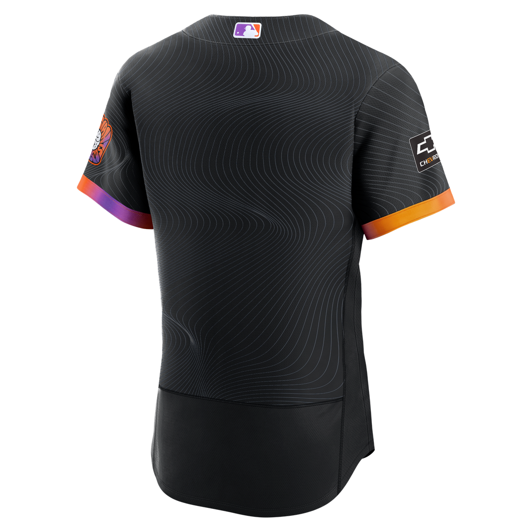 San Francisco Giants Nike City Connect Authentic Sponsor Patch Jersey - Anthracite Team Jersey Sports Fan Apparel